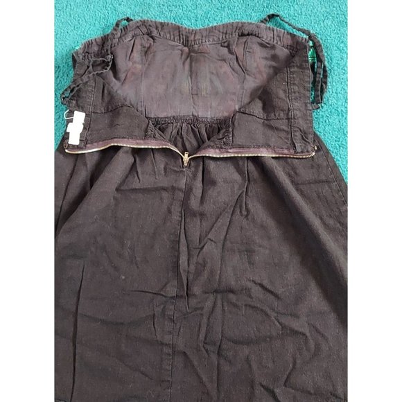 Staring At Stars Summer Dress Black With Cool Abstract Embroidery Size 8 EUC - Picture 5 of 8